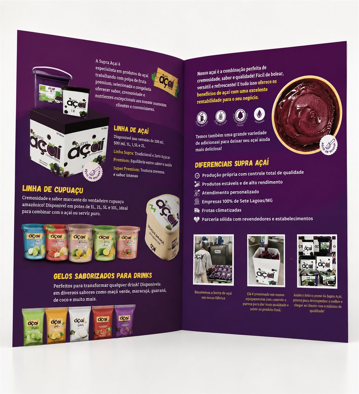 Folder personalizado Kromos — Supra Açaí