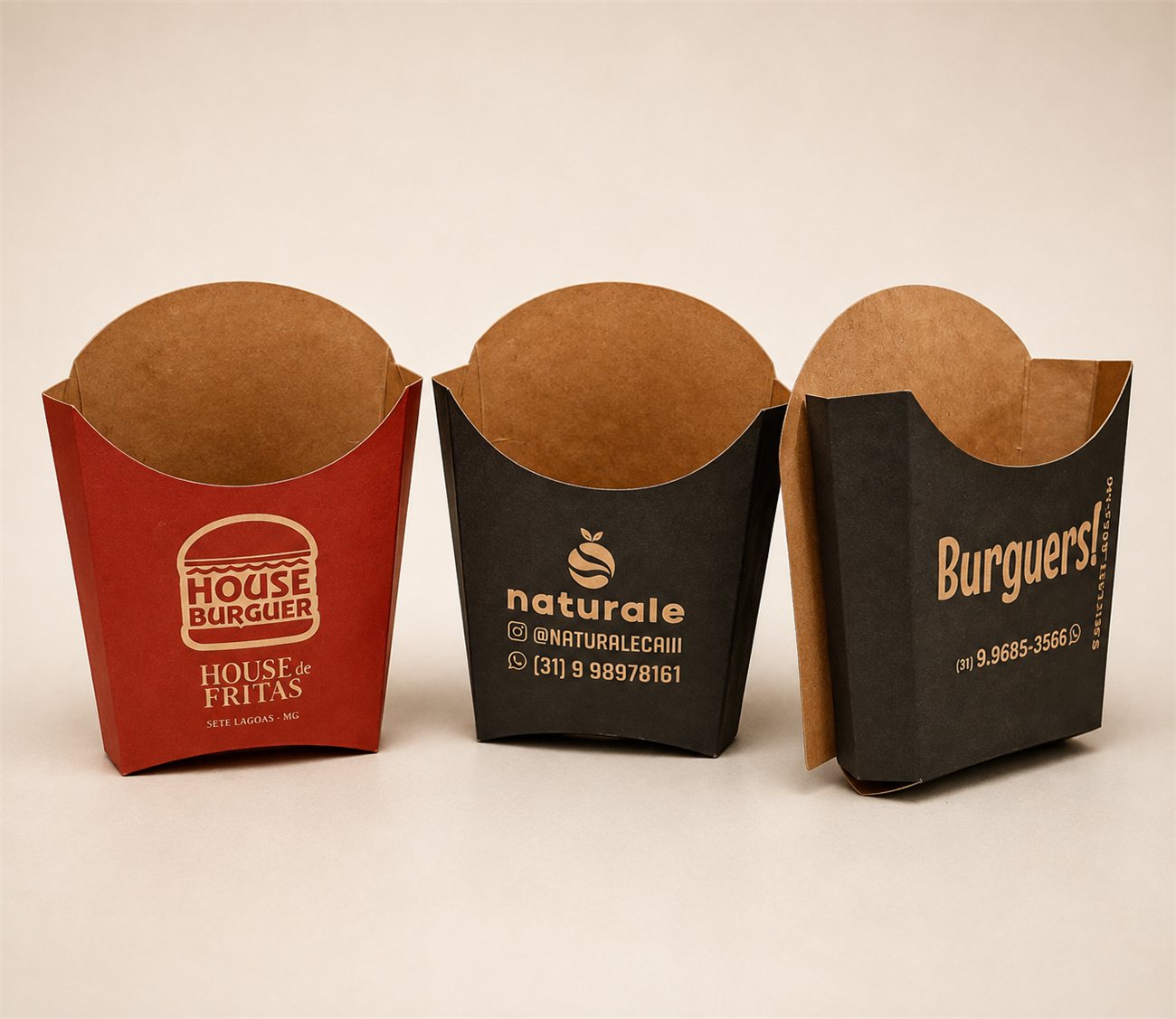 Copo de fritas personalizado Kromos