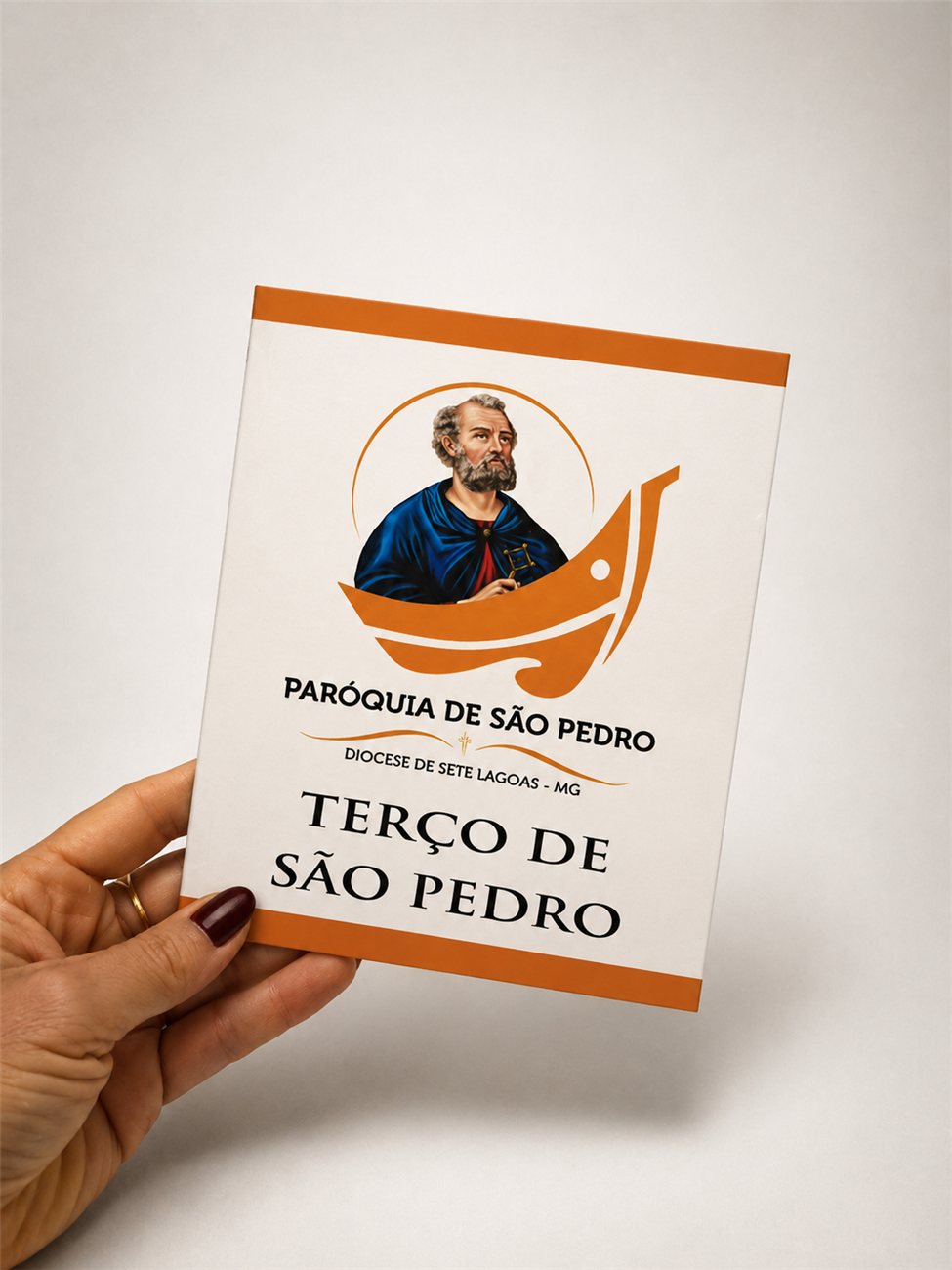 Folheto personalizado — Paróquia de São Pedro
