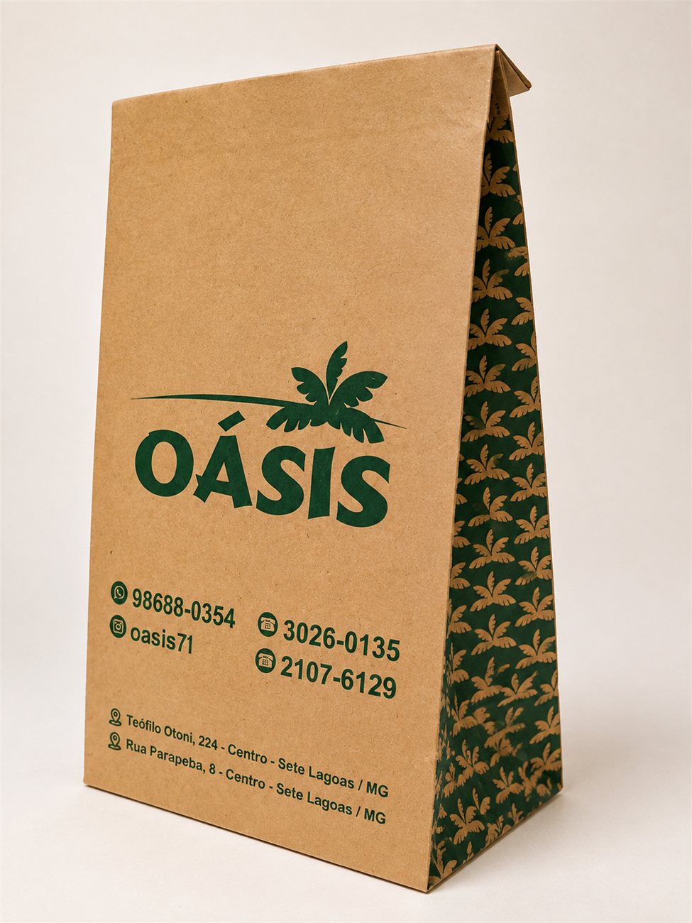 Sacola personalizada — Oásis